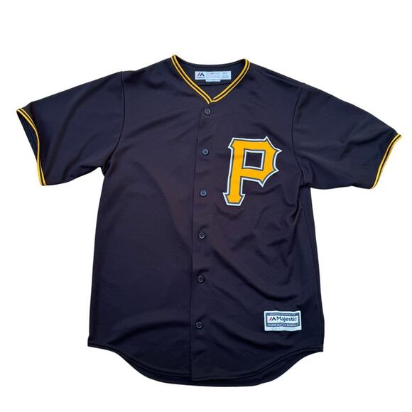Starling Marte #6 Pittsburgh Pirates MLB #25 Jersey Size M Majestic - Picture 1 of 7
